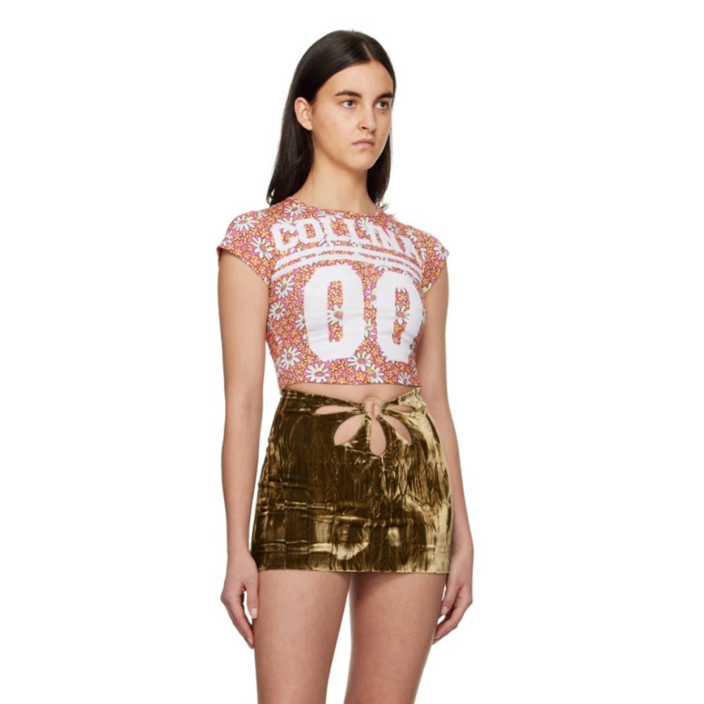 Collina Strada Pink Hi-Liter Floral T-Shirt (size S)